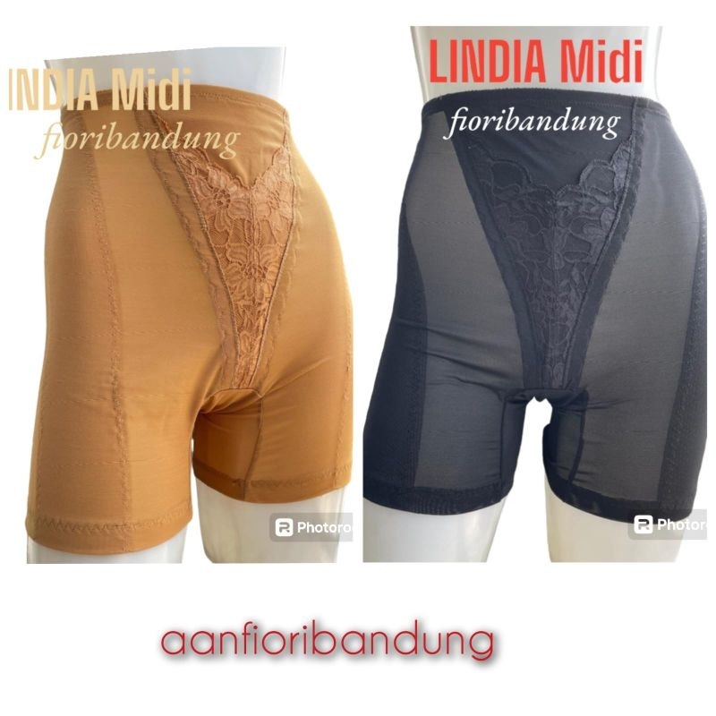 FIORI Pants LINDIA GIRDLE Midi | Celana Pengencang Perut Pinggang dan Paha