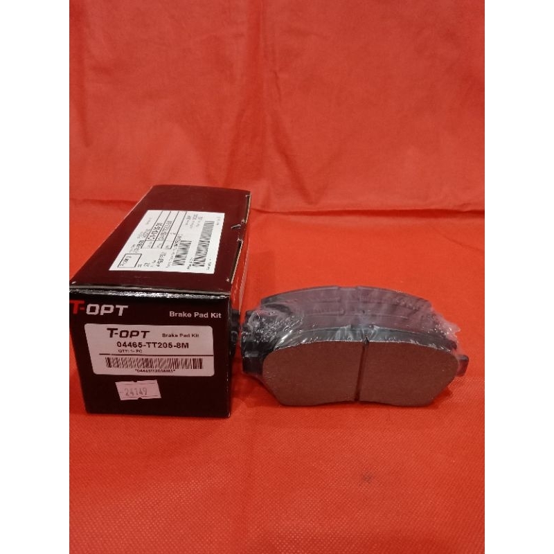 Kampas Rem Depan AVANZA 04465-TT205-8M/YZZR8/BZ170/BZ190