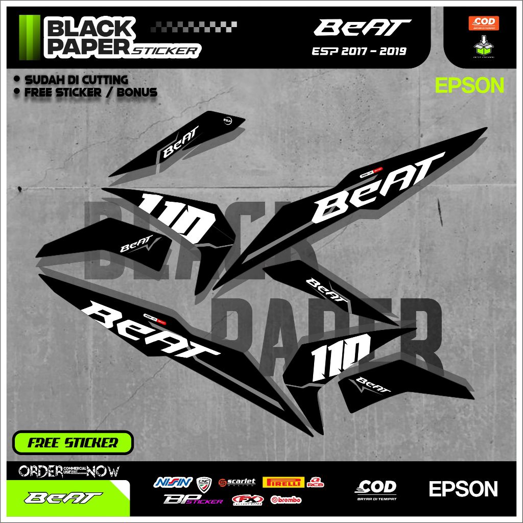 Striping Beat Fi New Esp 2017 2018 2019 SIMPEL ( BT 02 )