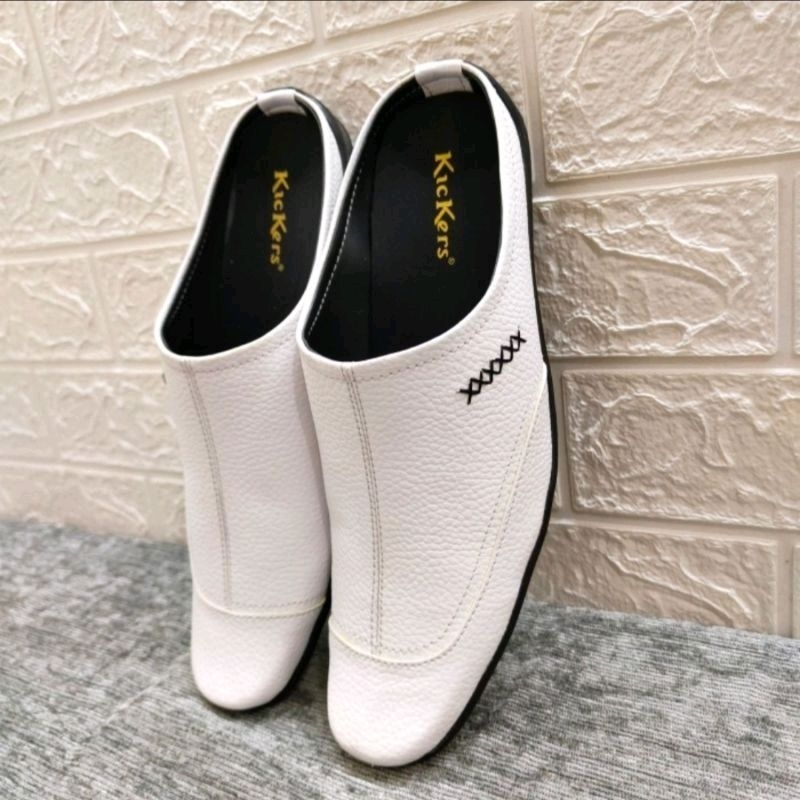 SEPATU SANDAL HABAIB/SENDAL SELOP PRIA/SELOP PUTIH.