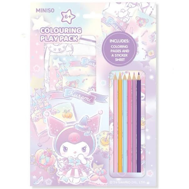 

Miniso Sanrio Fantasy Collection Coloring Set/Miniso Mewarnai