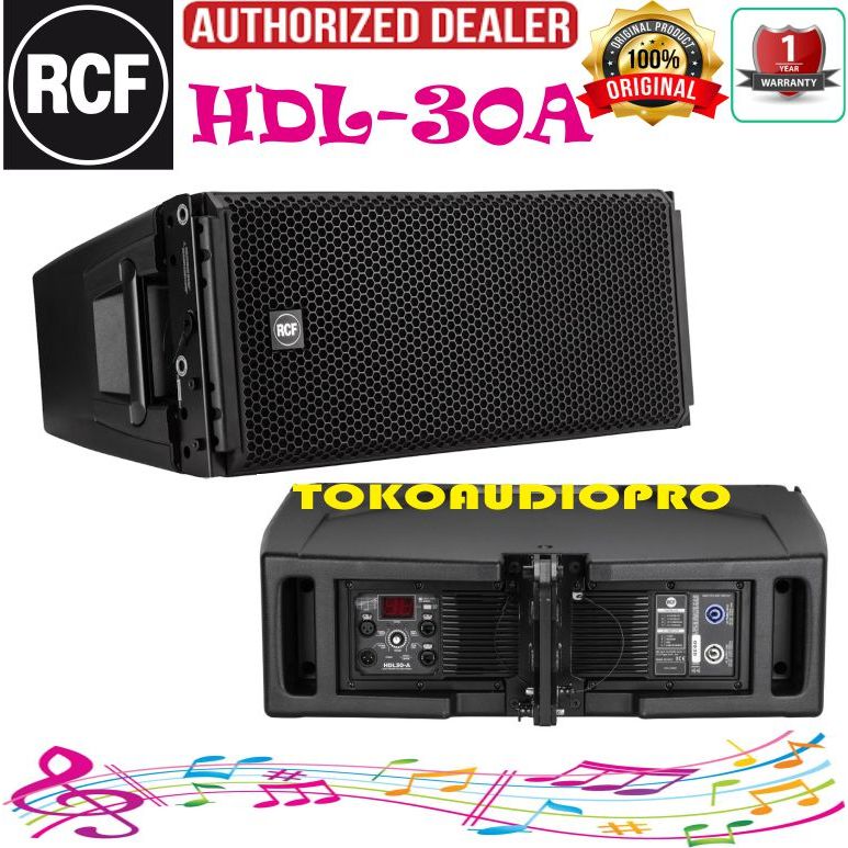 Speaker RCF HDL30A Dual 10 Inch Speaker Line Array Aktif Original RCF HDL-30A