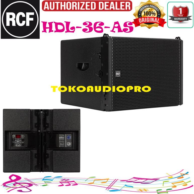 Subwoofer RCF HDL 36-AS Subwoofer Aktif Rcf HDL36 AS Original RCF HDL36AS Sub Aktif