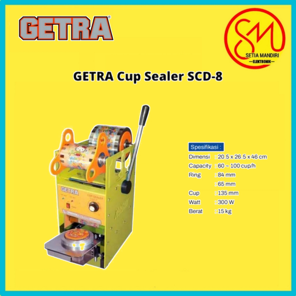 Getra SC-D8 / Getra ET-D8SM  Manual Cup Sealer