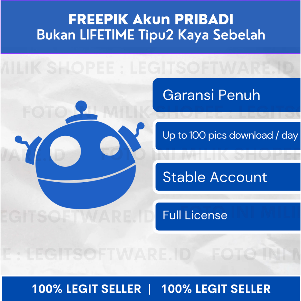 FREEPIK Akun Premium Bergaransi Penuh - Download Gambar Sampai Puas