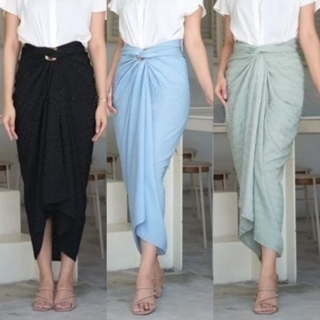 Rok Dobby Polos / Lilit Dobby / Bawahan Kebaya Aneka Warna
