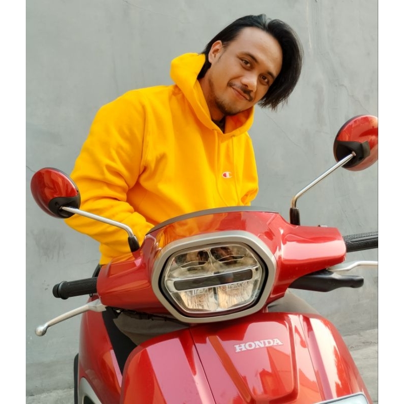 HODIE CHAMPION YELLOW 100% original ( sisa export )