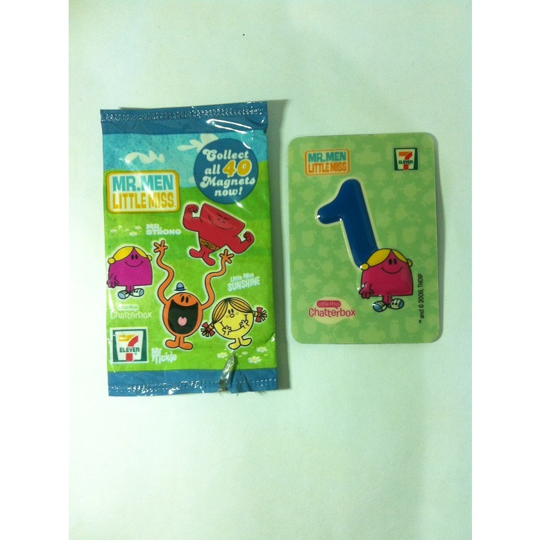 THOIP. Mr. Men Little Miss Magnets - 1. Chatterbox by 7-Eleven 2009