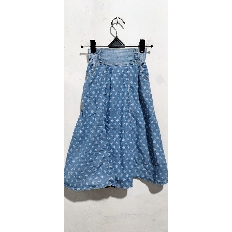 Rok Skirt Denim Anak Perempuan Cantik