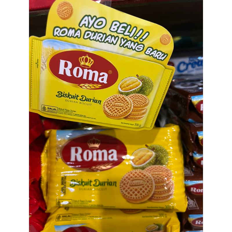 

Biskuit Roma Durian 300gr