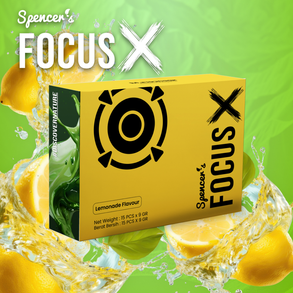 

Spencer's Supergreen Focus X Lemon - Minuman Matcha Untuk Penunjang Fokus dan Metabolisme