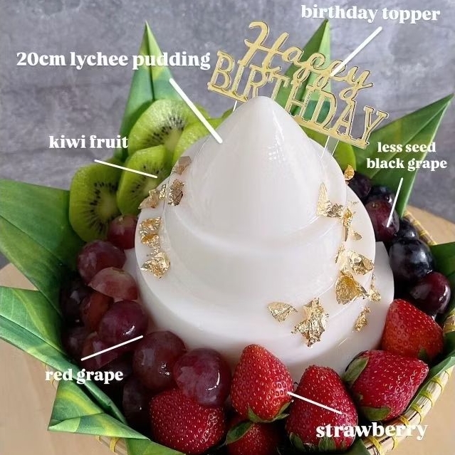 

Tumpeng Pudding Buah by Jelly Koe Ulang Tahun Anniversary Bridal Shower Graduation Syukuran