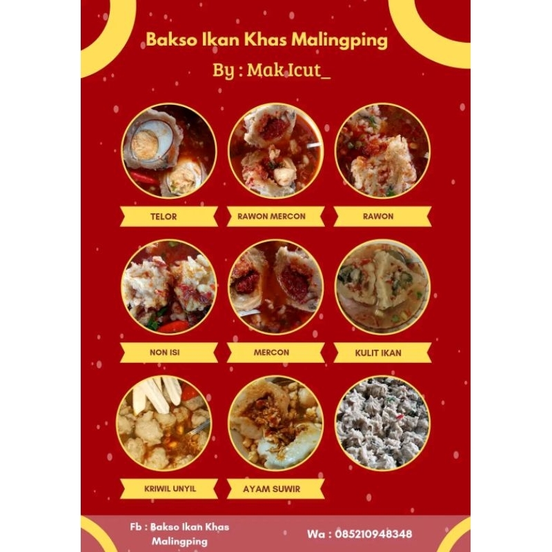 

PAKET RESELLER BAKSO IKAN KHAS MALINGPING (10 PAK)
