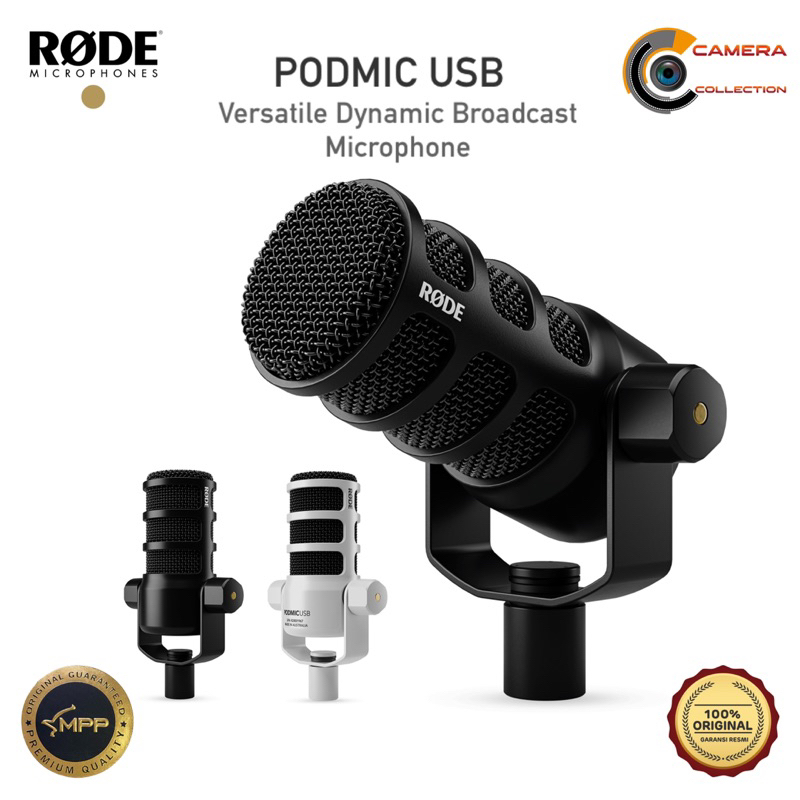 RODE Podmic USB Versatile Dynamic Broadcast Microphone