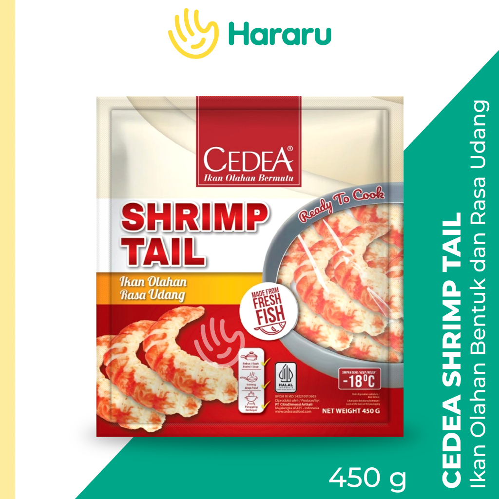 

CEDEA Shrimp Tail Ikan Olahan Rasa Udang 450 Gram