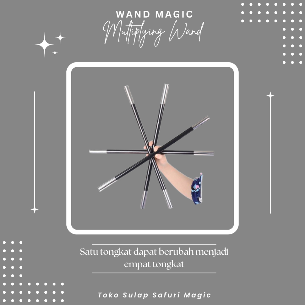 Alat Sulap Multiplying Wand - Sulap Tongkat - Tongkat Sulap - Toko Sulap