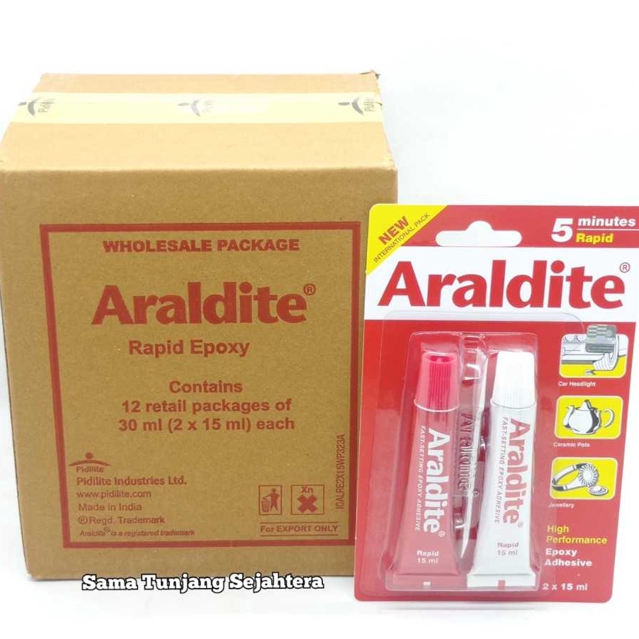 

HEBOH LEM ARALDITE RED ARALDITE 5 MINUTES RAPID