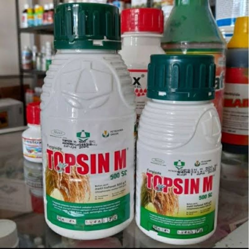 Fungisida Topsin 500 SC 500ML / Fungisida Bercak Daun Batang Blast Padi / fungisida cair / topsin 50