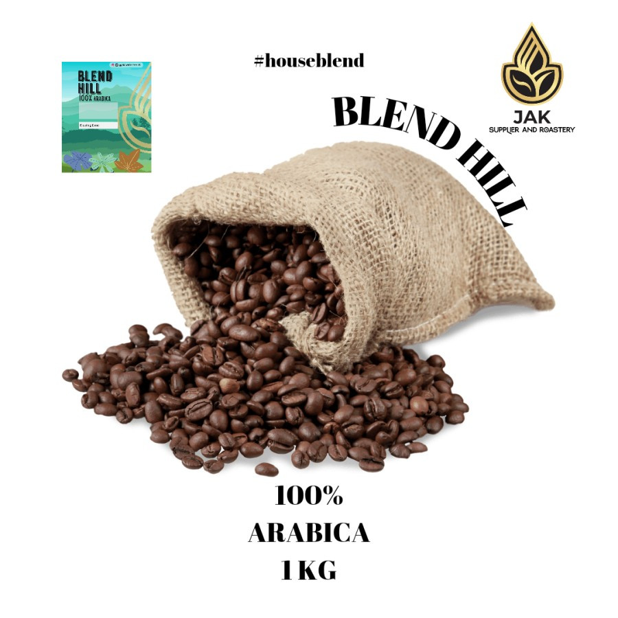 

BLEND HILL | HOUSEBLEND | 100% ARABIKA | BIJI KOPI | ROAST BEAN