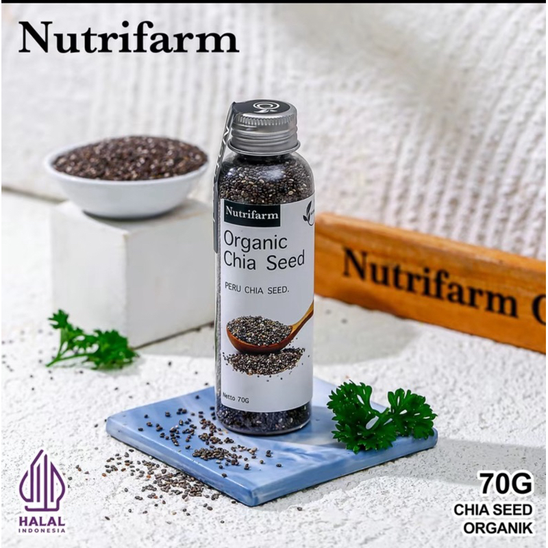 

CHIA SEEDS 70G / CHIA SEEDS ORGANIC / CHIA SEEDS UNTUK DIET / CHIASEEDS BOTOL / CHIA SEED FRESHLY / CHIA SEED PREMIUM / CHIASED ORGANIK NUTRILOGY OFFICIAL BEORGANIK