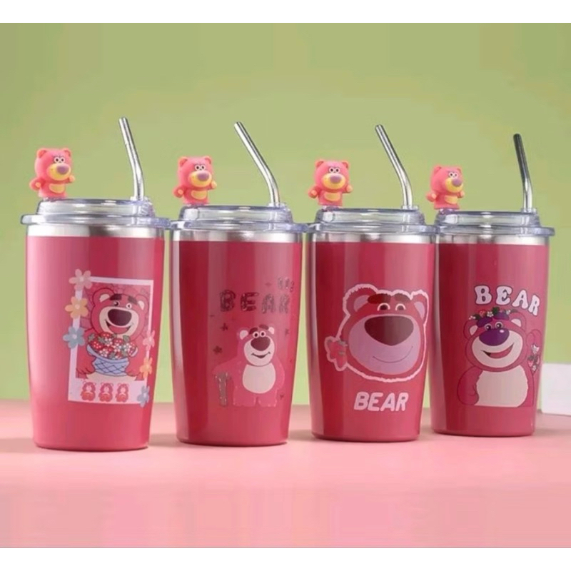 Tumbler Lotso|Tumbler Viral Lotso|Botol Minum Lotso Sedotan