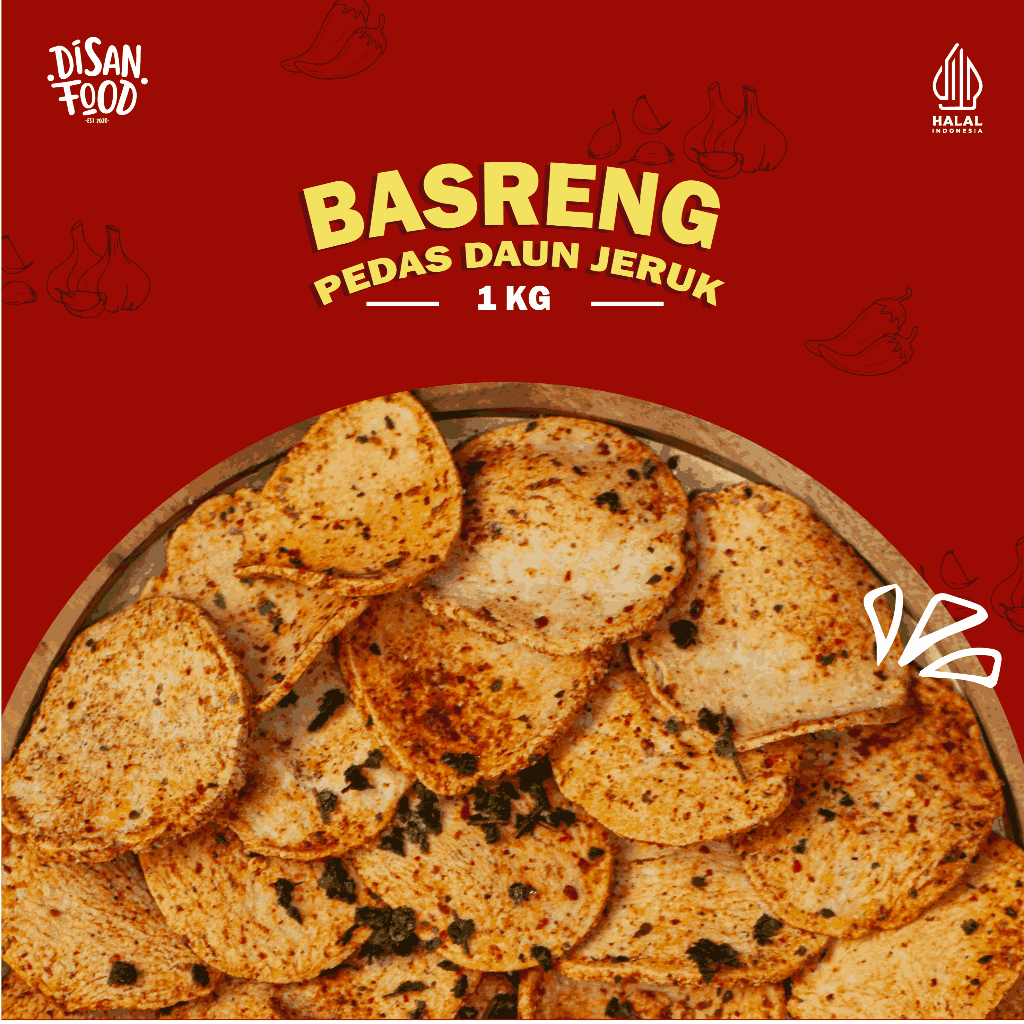 

DisanKu Keripik Basreng Pedas Daun Jeruk 1kg