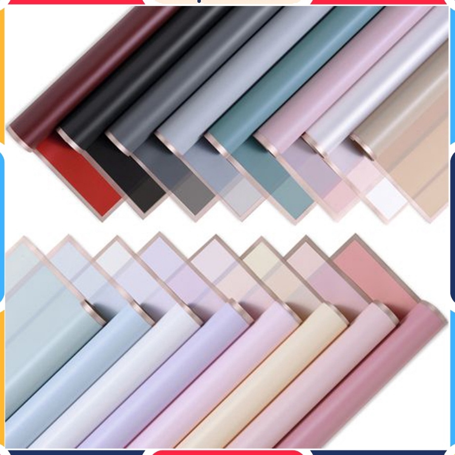 

2 PCS Kes Buket Bunga Flower Wrapping Flower Paper List Gold Cellophane Florist KB1