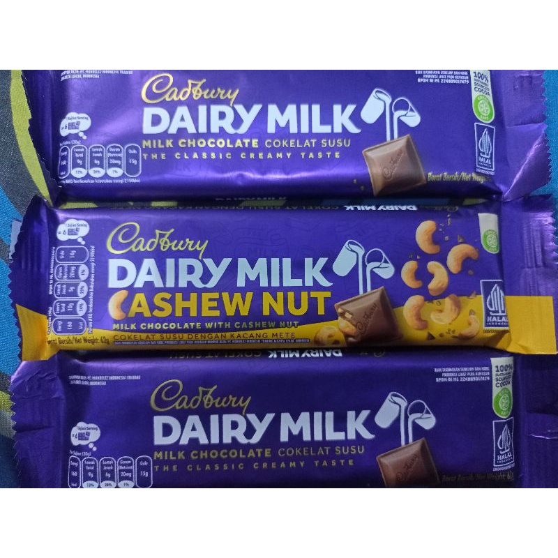 

Cadbury Dairy Milk 62gr(ukuran besar)