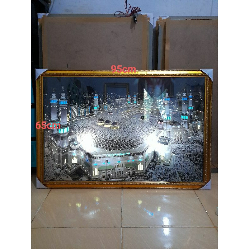 kaligrafi mekah,madinah lampu,harga grosir