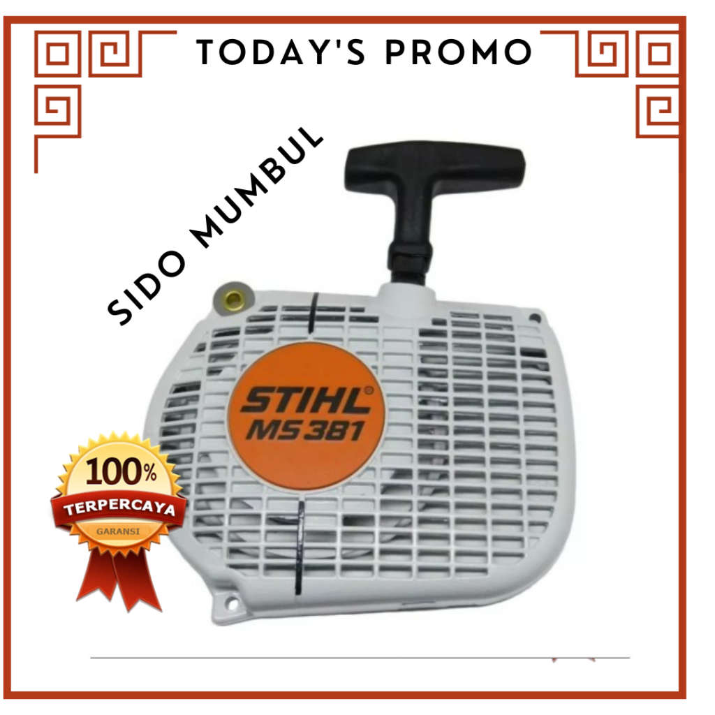 RECOIL STARTER ASSY MS381 SENSO MESIN POTONG KAYU berkualitas/senso/stilh/spertpat