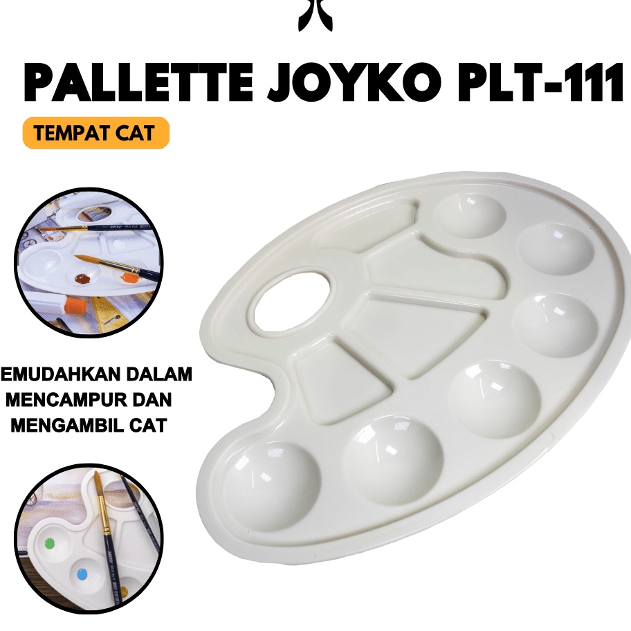 

Palet Tempat Wadah Cat Lukis Joyko PLT 111 Palatte Original