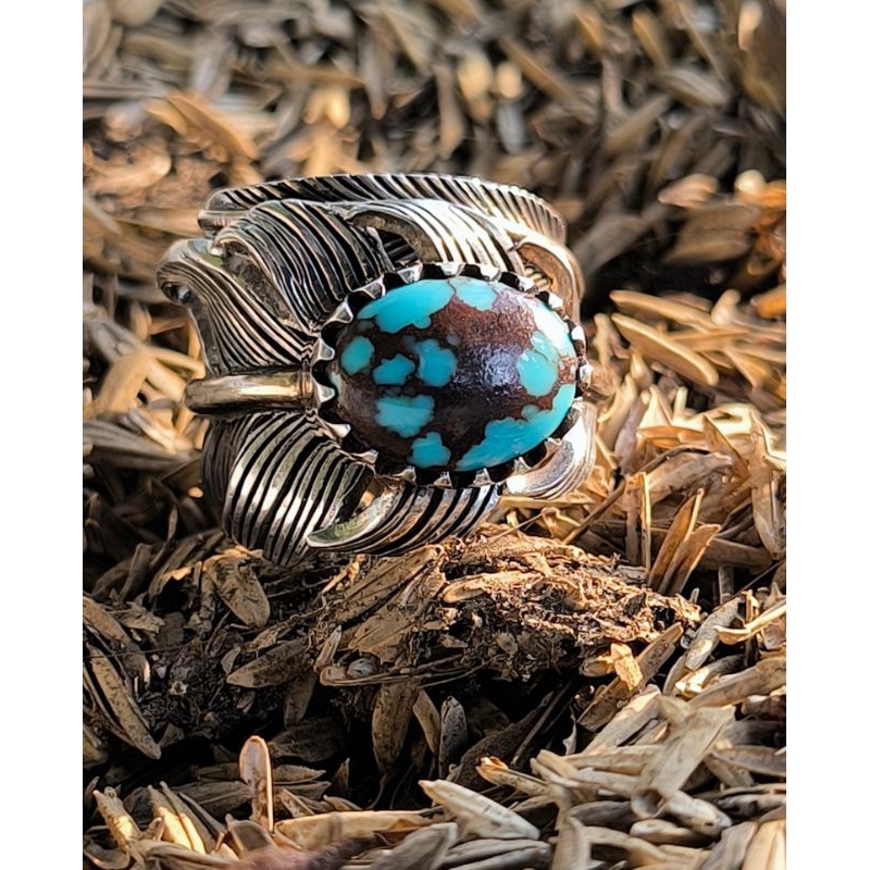 NATURAL PIRUS MESIR URAT MERAH RING PERAK HAND MADE