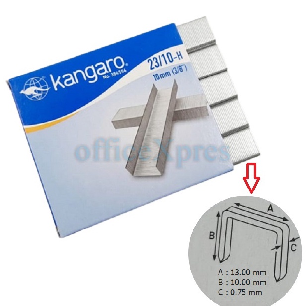 

PROMO TERGILA Isi Stapler Staples Heavy Duty Staples 231121 Kangaro Refill Heavy Duty Stapler