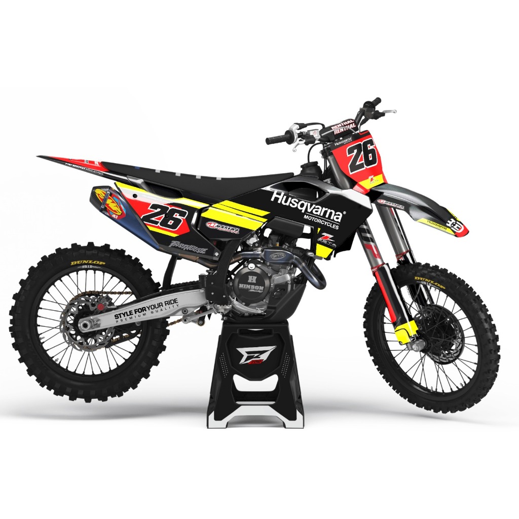 Decal Husqvarna Fullbodyt Design Bebas bahan tebal  Husqvarna TE FC