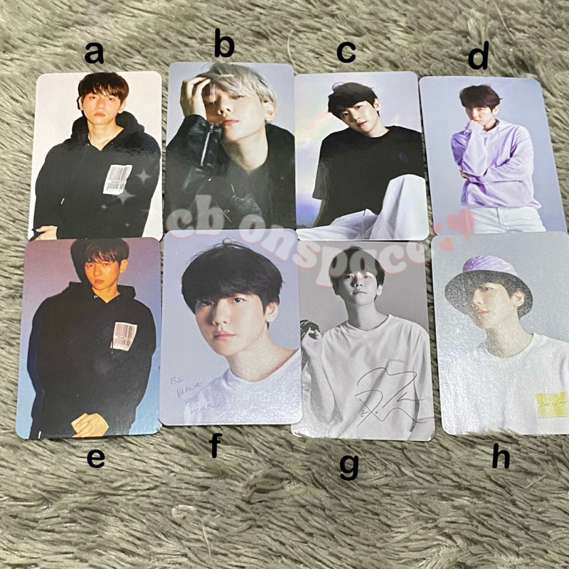 BAEKHYUN PHOTOCARD PRIVE