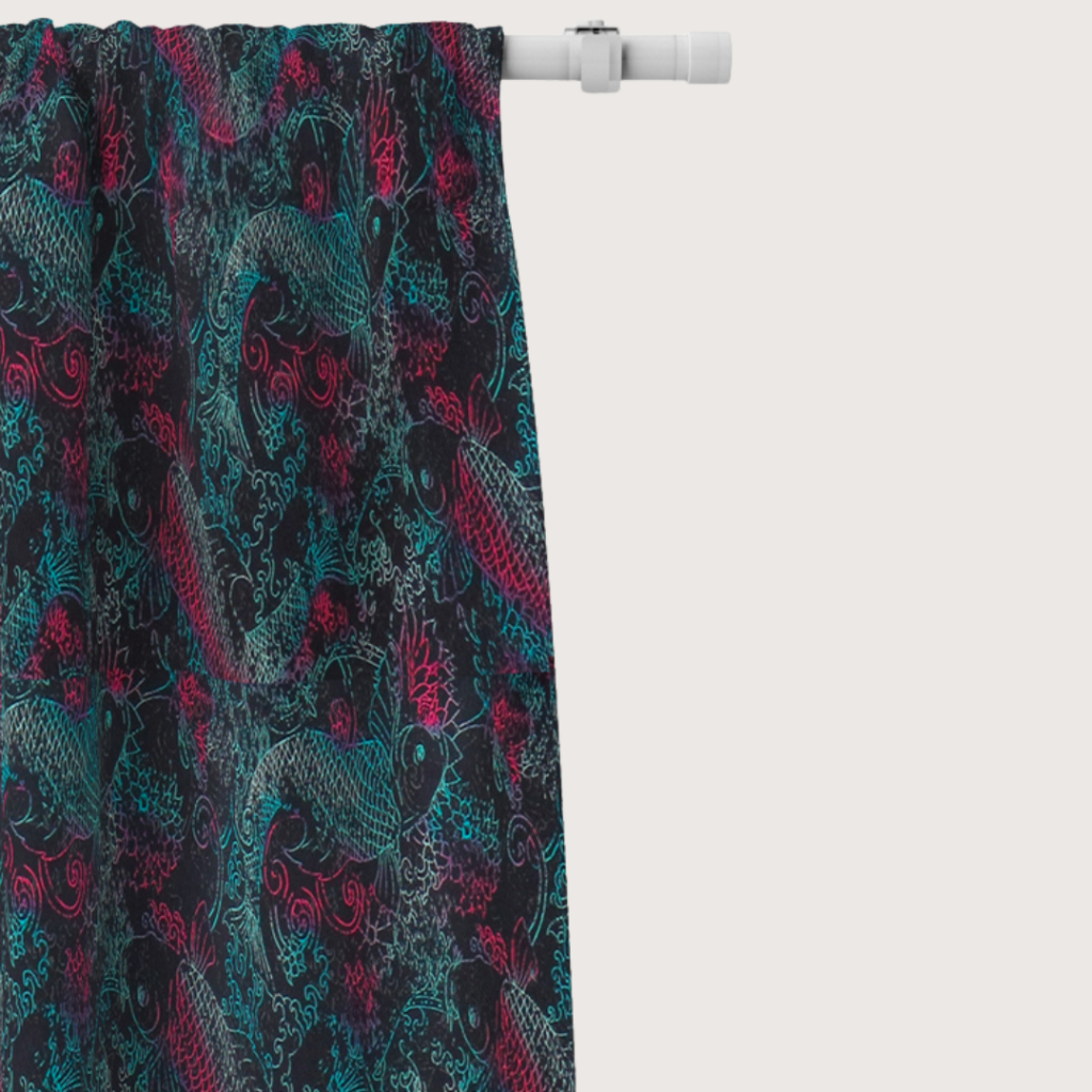 Gorden Kolong Dapur Waterproof Ada Motifnya Hordeng Penutup Wastafel Anti Air Tirai Serbaguna