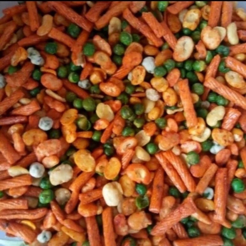 

TERMURAH!! SNACK KACANG CAMPUR MIX JAIPONG 1KG / KACANG KORO MIX ENAK, GURIH & NAGIH