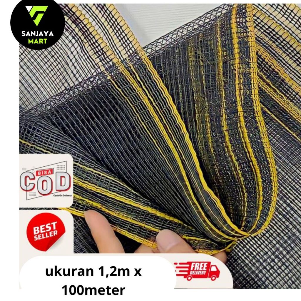 jaring Waring TL 1,2meter x 100meter-jaring ternak-jaring ikan-karamba-jaring pagar