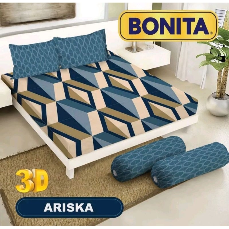 Sprei Bonita 3d no 1 uk 180x200 motif ariska