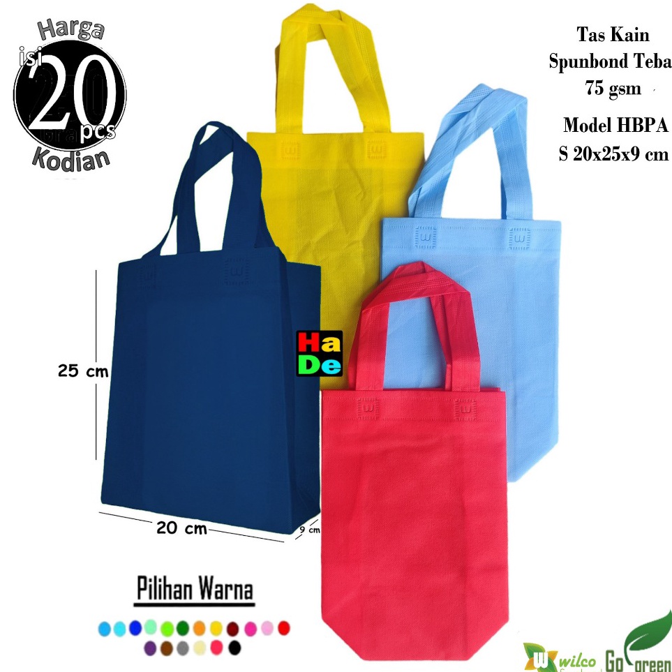 

1 Kodi isi 2 Tas Kain Spunbond Kotak Handle Box Goodie Bag Ukuran S 2x25x9 cm Kantong Belanja Lipat Serbaa Goody Bag Bingkisan Souvenir Ultah Ulang Tahun Pernikahan Tas HP Ponsel Kosmetik dll Polos Murah