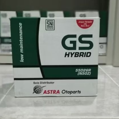 AKI / ACCU GS ASTRA HYBRID N50Z / 55D26R 12volt / 60amper