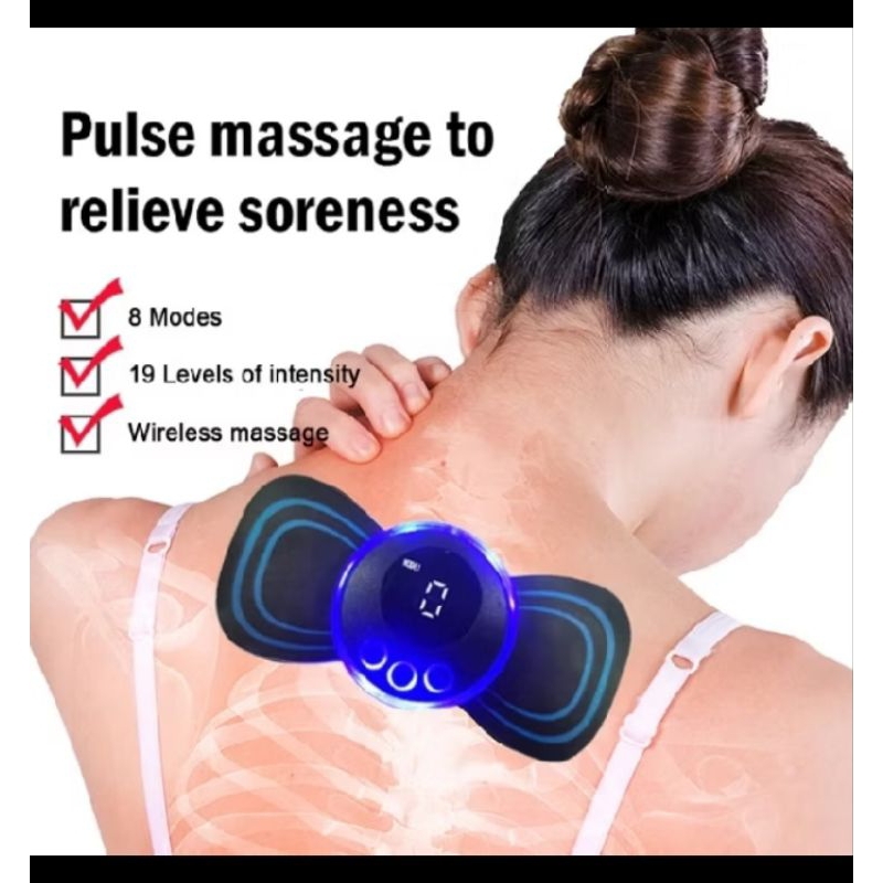 ALAT PIJAT LEHER pinggang elektrik massager pads USB