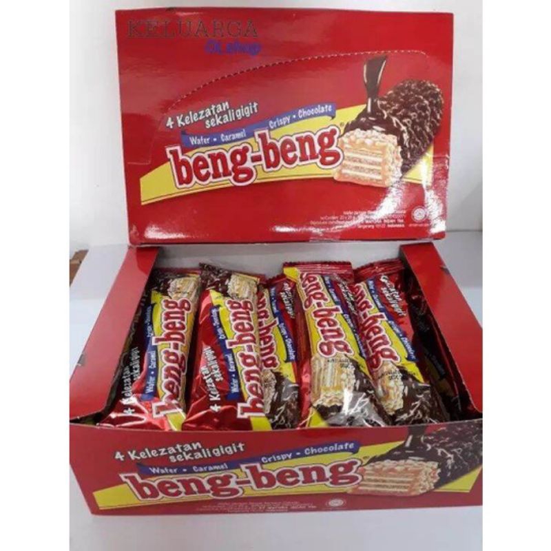 

beng beng wafer caramel crispy cokelat box isi 17 pcs