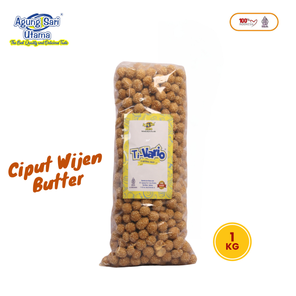 

TI-VARIO CIPUT WIJEN BUTTER 1KG - Gurih - Enak - Nikmat