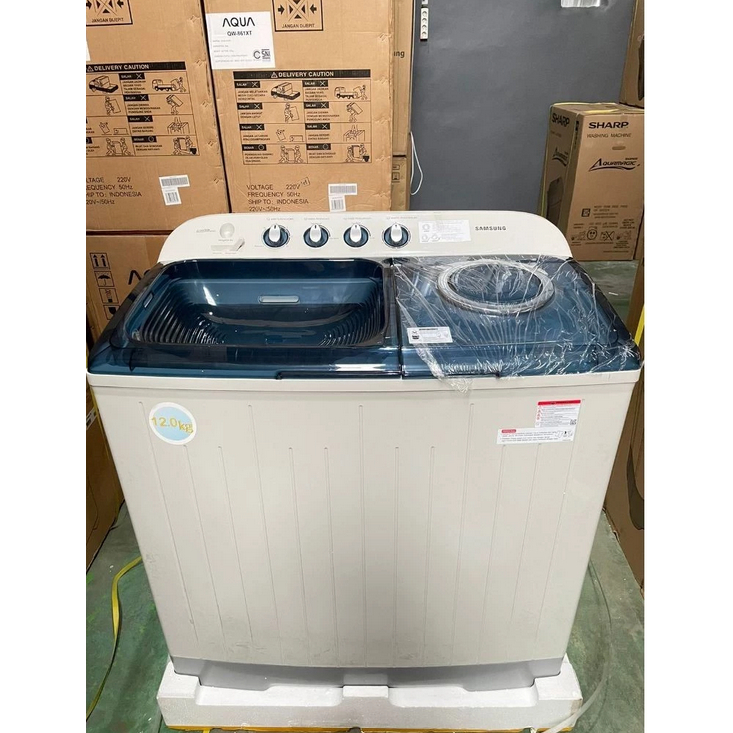 SAMSUNG MESIN CUCI 2 Tabung 12 KG WT-12J4200 2 TABUNG