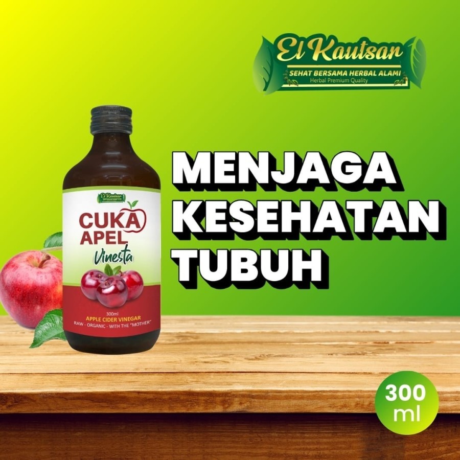 

CUKA APEL VINESTA 300 ML APPLE CIDER VINEGAR