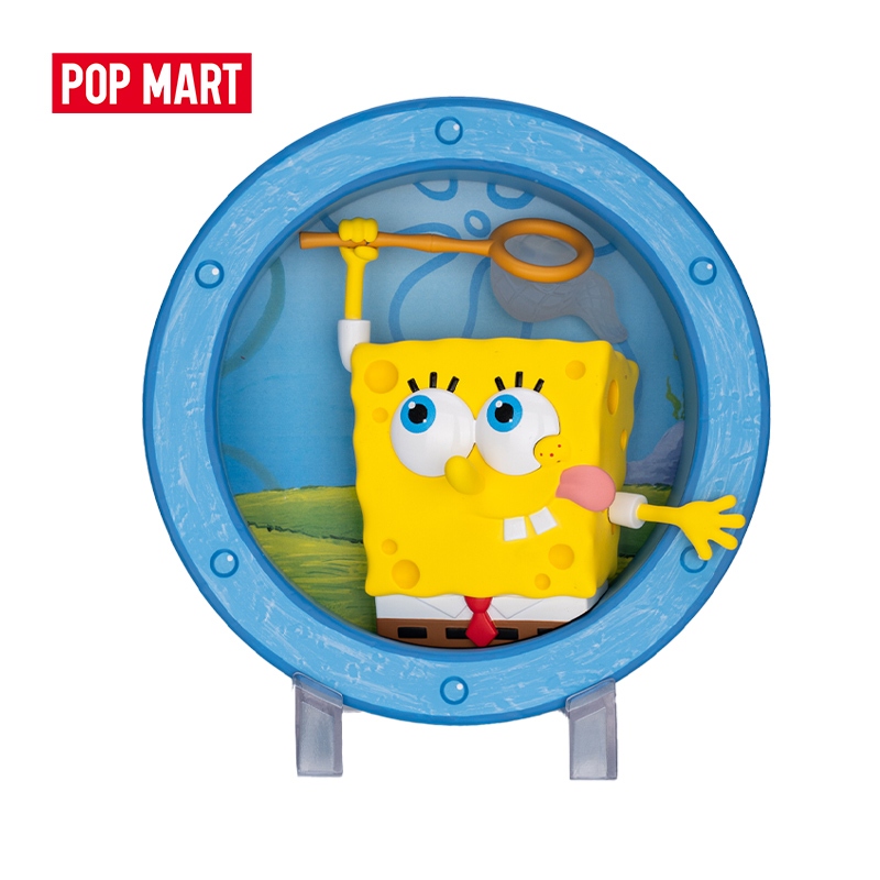 POP MART SpongeBob's Window Action Figure Birthday Gift Kid Toy