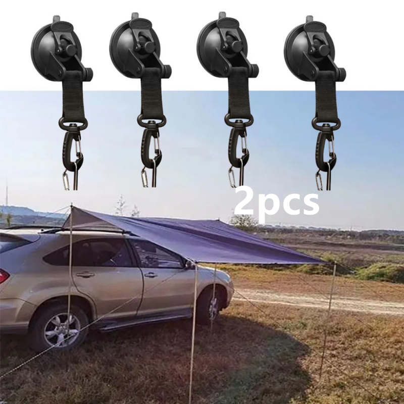 Suction Cup Camping Mobil Pengait Tali Awning Flysheet Tenda Mobil Camperpan Camping Multifungsi