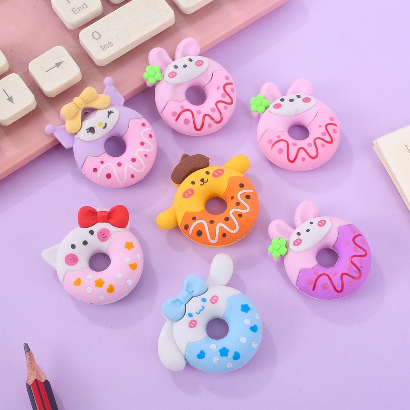 

Penghapus donat sanrio eraser penghapus hello kitty purin kuromi dan cinamoroll kado lucu imut murah bisa terjangkau cod