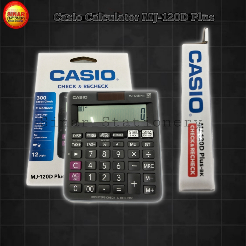 

CASIO CALCULATOR MJ-120D PLUS